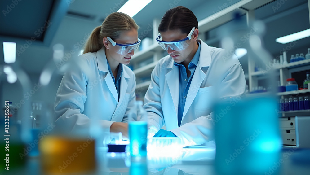 Innovative Research Team in Protective Gear: Ensuring Reliable Chemical Solutions and Brand Synergy in a Modern Laboratory - A Cute Vector Illustration of Advanced Protocols Innovative Research Team in Protective Gear: Ensuring Reliable Chemical Solutions and Brand Synergy in a Modern Laboratory - A Cute Vector Illustration of Advanced Protocols