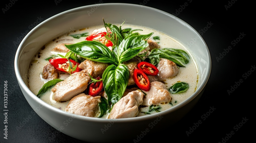 Spicy green curry chicken soup recipe thai cuisine creamy dish cozy kitchen delicious comfort food Spicy green curry chicken soup recipe thai cuisine creamy dish cozy kitchen delicious comfort food