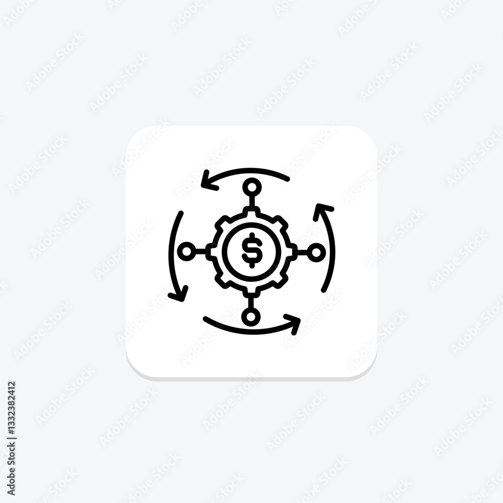 Business Model, vector, pixel perfect, illustrator file Business Model, vector, pixel perfect, illustrator file