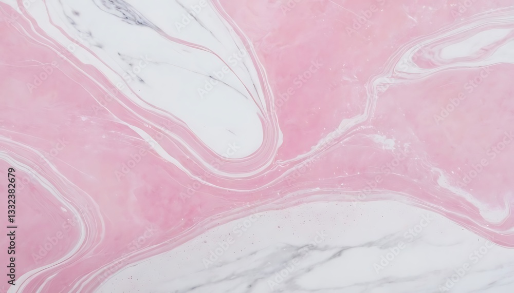 Fototapeta premium Splattered pastel paint on white marble, soft and colorful abstract background. Abstract pink and white marble texture background, colorful paint splatter. Perfect for trendy designs,marble - rock,783