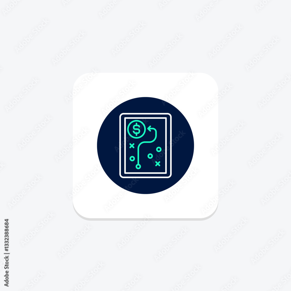 Budgeting Strategy, vector, pixel perfect, illustrator file Budgeting Strategy, vector, pixel perfect, illustrator file