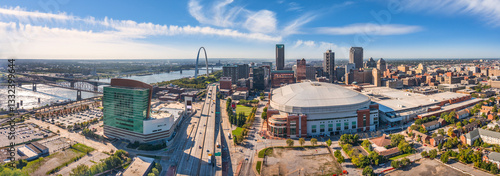 Fotografía Aerial panorama of St