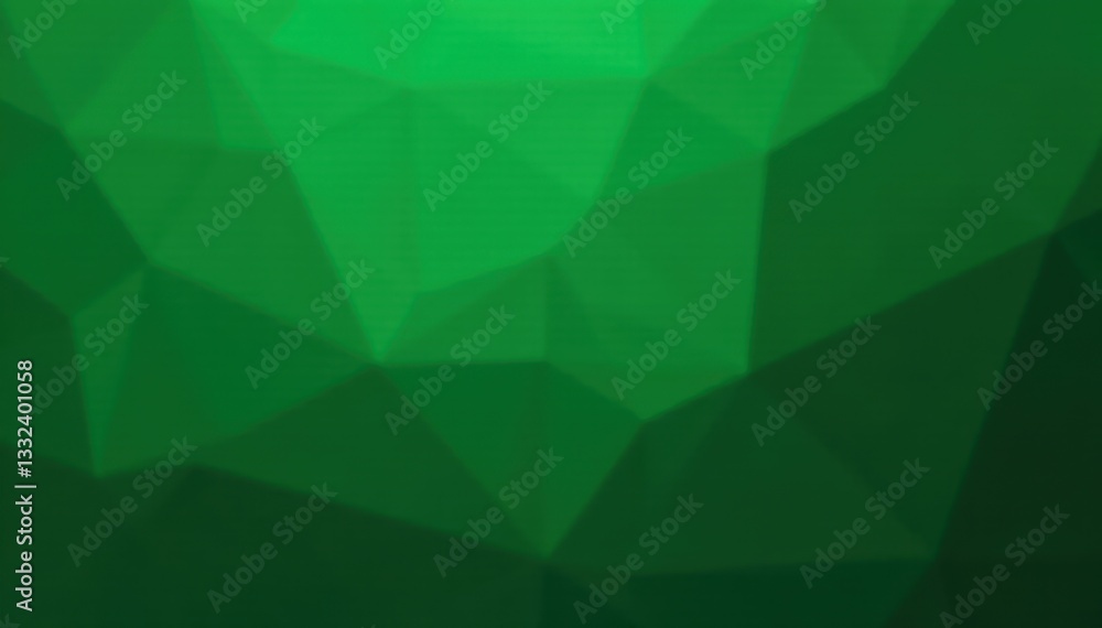 Obraz premium Dark green polygonal abstract backdrop, sharp angles , backdrop, gradient