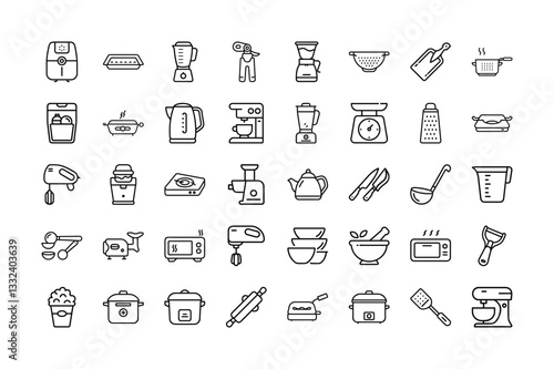 set of kitchen equipment