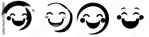 A grimacing emoji face and a nervous emoticon displaying clenched teeth convey awkwardness, nervousness, and discomfort