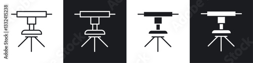 Sprinkler icon symbol collection on white background.