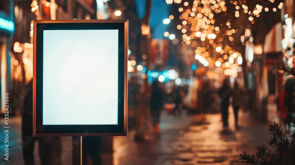 Advertising Ad Space in Picture Frame with Outdoor Display and Lightbox Advertising Ad Space in Picture Frame with Outdoor Display and Lightbox