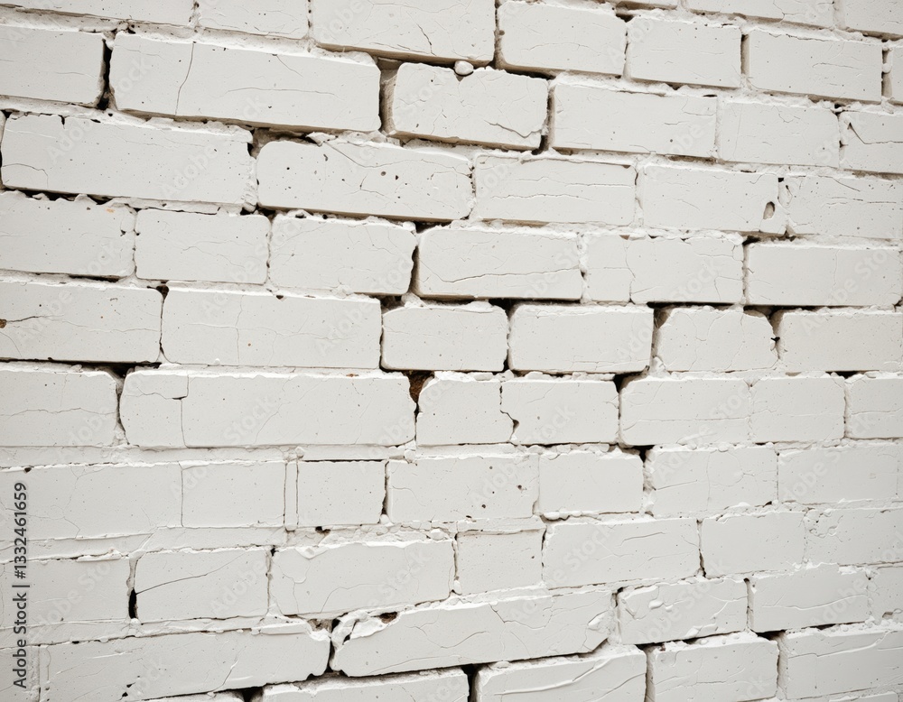 Obraz premium The bricks are dirty and white