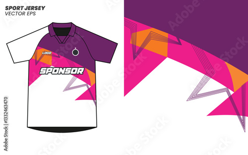 Versatile jersey background with retro, grunge, geometric, and classic styles. Perfect for sportswear, team uniforms, and custom apparel designs. High-quality and adaptable for various themes.