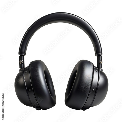 Wallpaper Mural Minimalist Earmuffs with Matte Black Hardware Isolated on Transparent Background Torontodigital.ca