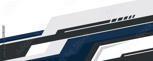 Car decal wrap design vector. Graphic abstract stripe racing background kit designs for vehicle, race car, rally and livery