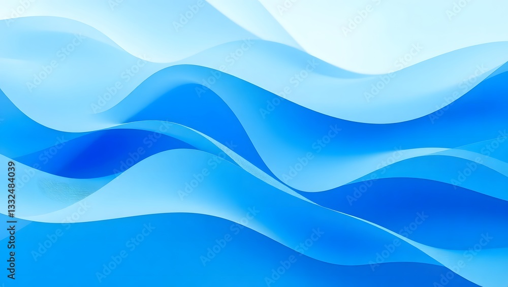 Abstract Wavy Blue Background Abstract Wavy Blue Background