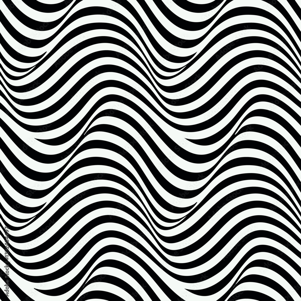 Modern Optical Illusion in white and Black .eps Modern Optical Illusion in white and Black .eps