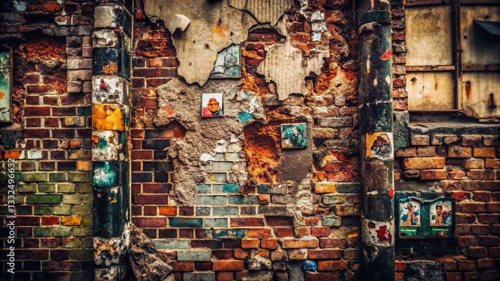 Fototapeta premium Urban Exploration: Graffiti Art with 