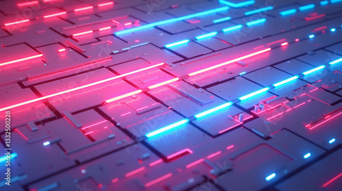 Flat Compose neon spark line tile patterns with crisp edges and minimal white backgrounds perfect for futuristic brand expansions and marketing campaigns concept as Focus on spark like neon lines with