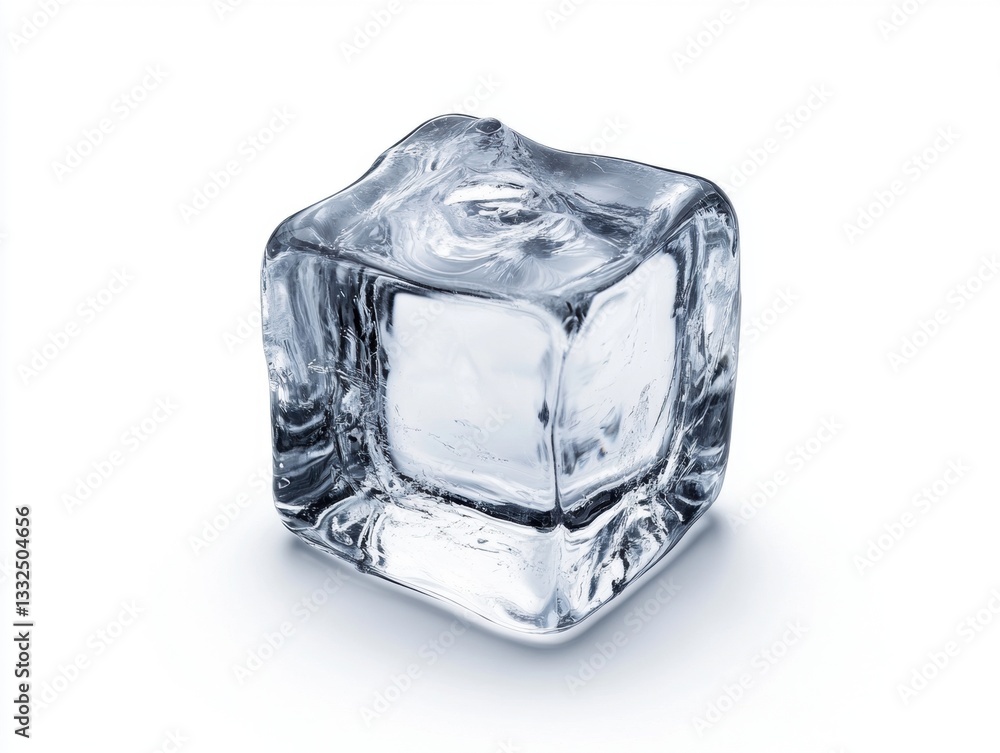 Obraz premium ice cube isolate on white