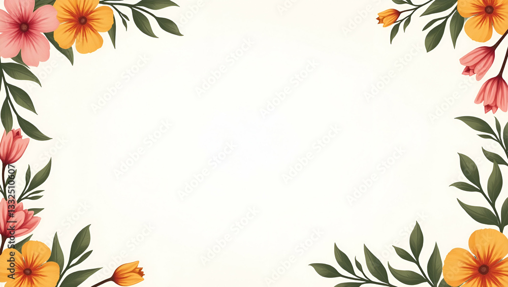 Elegant International Day of Families Border Frame with Intertwined Hands and Floral Accents - Perfect for Text and Celebrating Love and Care with Ample Copy Space on the Left Side Elegant International Day of Families Border Frame with Intertwined Hands and Floral Accents - Perfect for Text and Celebrating Love and Care with Ample Copy Space on the Left Side