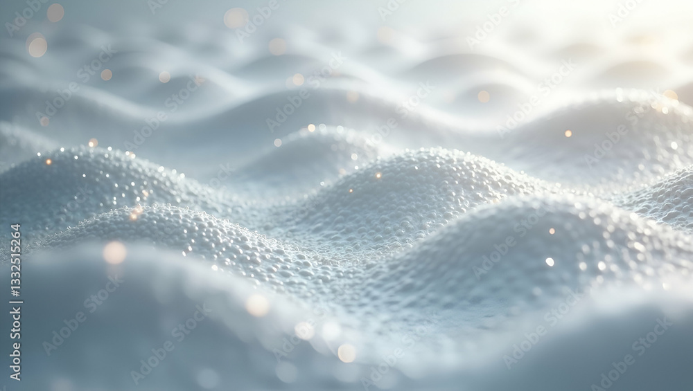 Gently Oscillating Waves: A Modern Tile Synergy Concept with Dynamic Node Connections and Bright White Spacing in a Simple Flat Vector Illustration for Smart Business Aesthetics