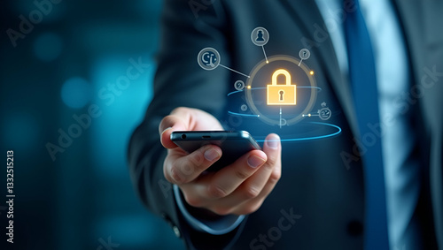 Wallpaper Mural Business Developer Configuring Security for Mobile App User Accounts Torontodigital.ca