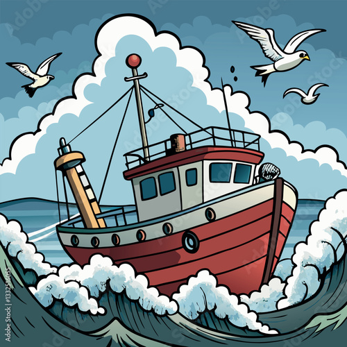 Fishing-boat-navigates-turbulent-waters.