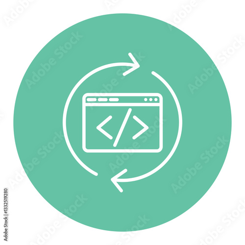 Code Refactoring Icon