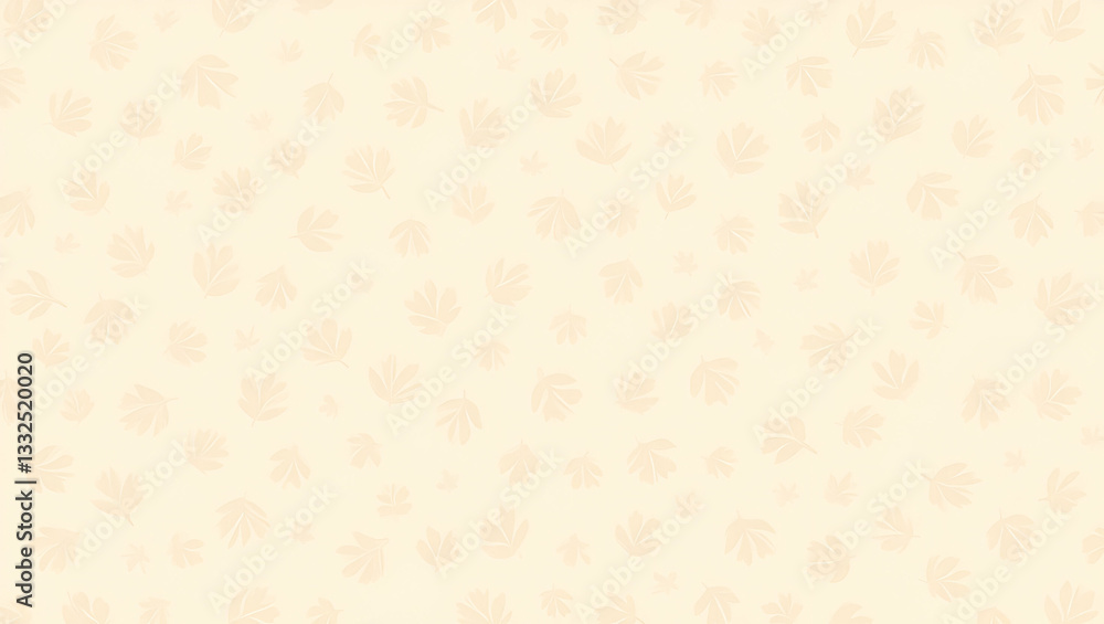 Cozy Thanksgiving Leaves Pattern: Soft Muted Tones & Gentle Shapes for Autumn Vibe in Stock Photos Cozy Thanksgiving Leaves Pattern: Soft Muted Tones & Gentle Shapes for Autumn Vibe in Stock Photos