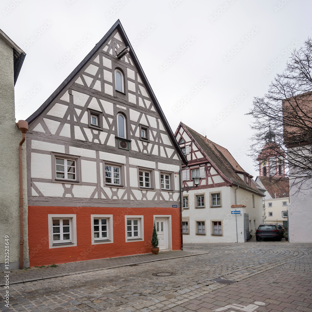 picturesque large wattle house, Weissenburg, Germany