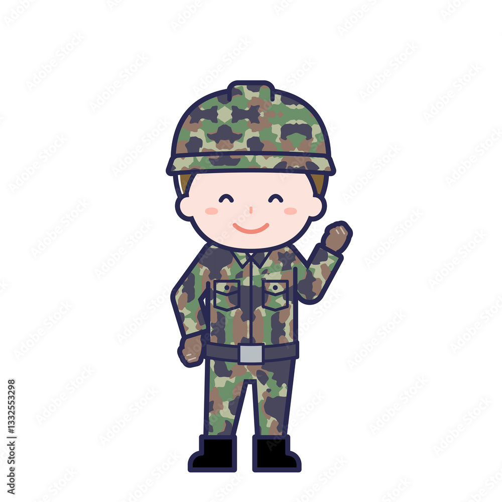 自衛隊員/男性 04 自衛隊員/男性 04