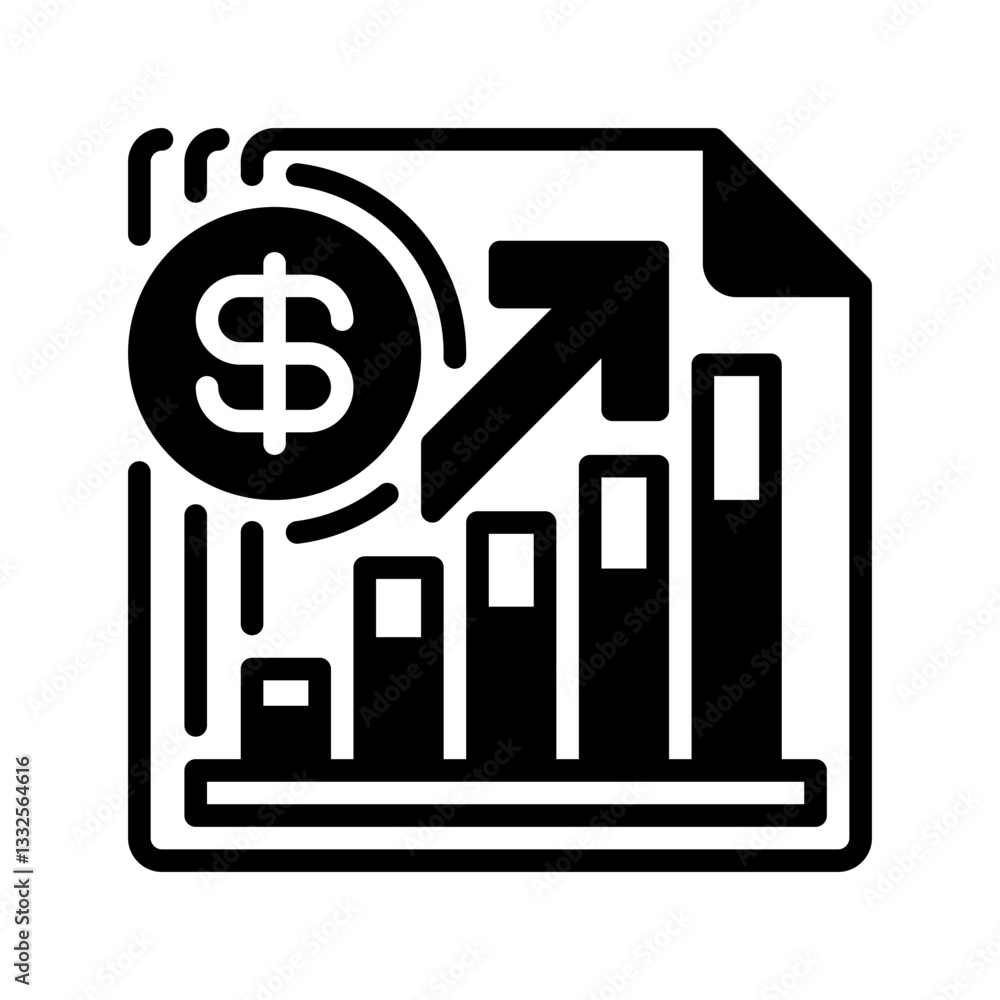Financial Report line icon. linear style sign for mobile concept and web design. Outline vector icon. Symbol, logo illustration. Vector graphic Financial Report line icon. linear style sign for mobile concept and web design. Outline vector icon. Symbol, logo illustration. Vector graphic