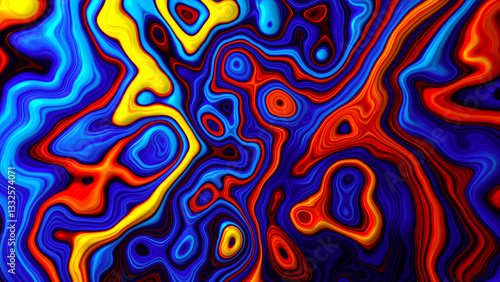Colorful abstract liquid, fluid art. Very nice abstract colorful design swirl acrylic background. Abstract liquid background marble texture ink ripples watercolor.