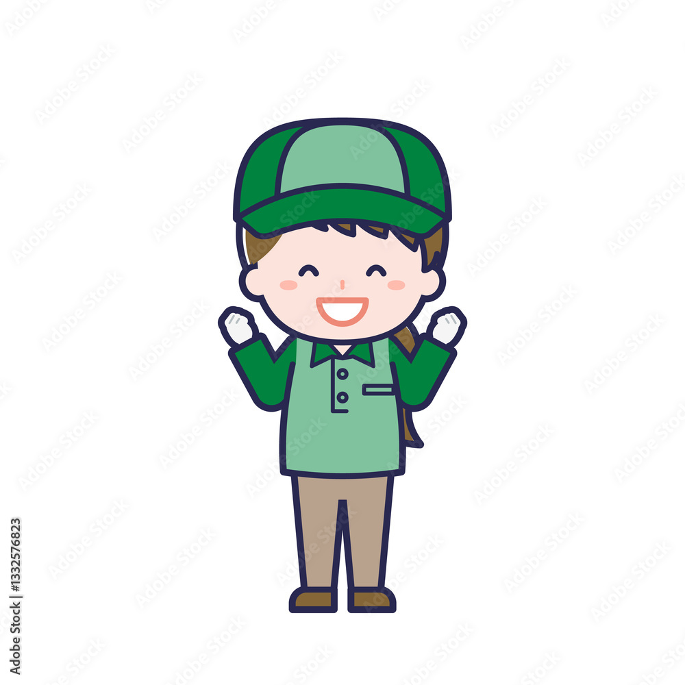 配達員/女性 07 配達員/女性 07