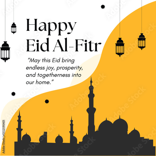 Arabic Typography Eid Mubarak Eid Al-Adha Eid Saeed , Eid Al-Fitr text Calligraphy 