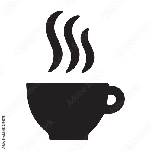 Creative Coffee Silhouette Vector Illustration for Branding and Art