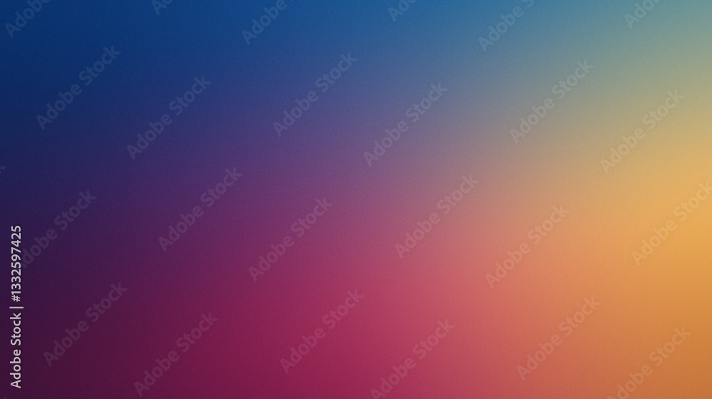Obraz premium Gradient background with vibrant colors, smooth transition from blue to orange, ideal for designs, digital art, and website wallpapers. Colorful abstract backdrop.