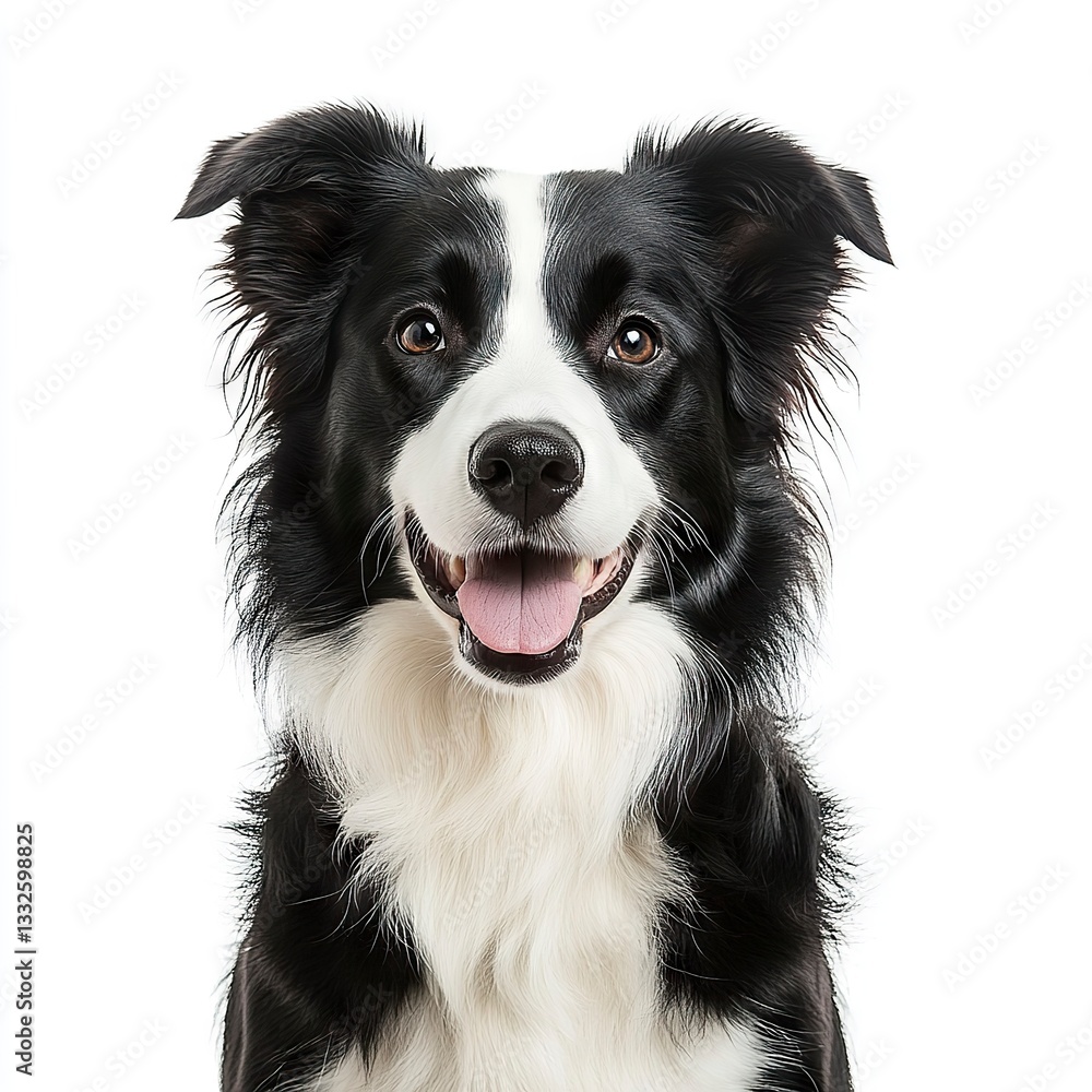 Border Collie Dog isolated on white background Border Collie Dog isolated on white background