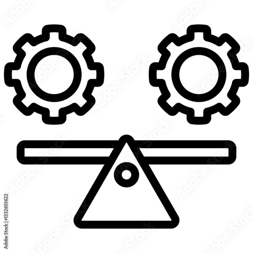 Stability Outline Icon