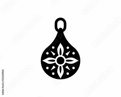 creative details Pendant Icon vector illustration 