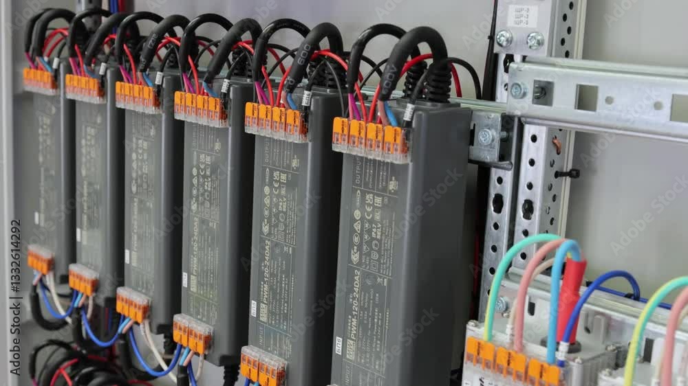 Electrical panel for organizing the power supply of a house or apartment Electrical panel for organizing the power supply of a house or apartment