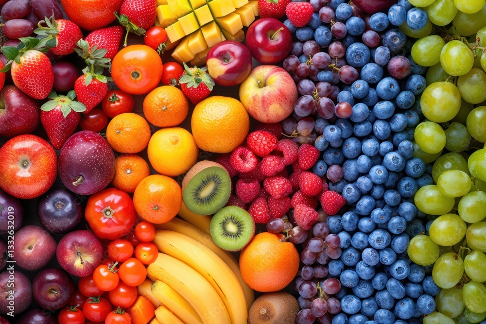 Nutrient-Dense Food Selection for Health and Wellbeing: Vibrant Colors and Textures for Balanced Plate or Bowl, Freshness and Vitality in Natural Light Background Nutrient-Dense Food Selection for Health and Wellbeing: Vibrant Colors and Textures for Balanced Plate or Bowl, Freshness and Vitality in Natural Light Background