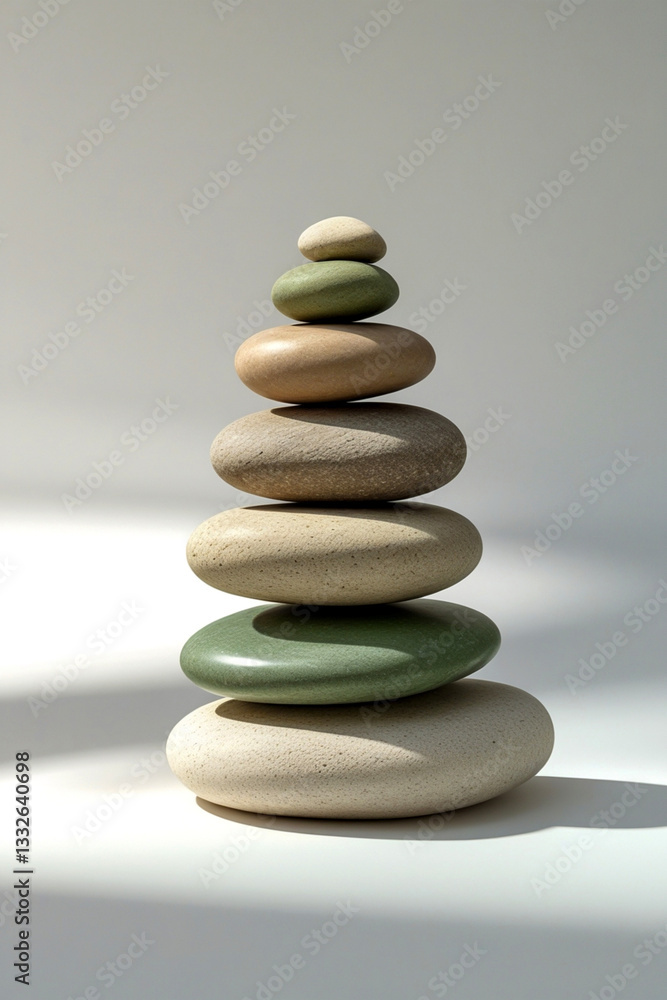 A stacked pile of rounded, smooth, and polished pebbles in various earthy tones. Harmony A stacked pile of rounded, smooth, and polished pebbles in various earthy tones. Harmony