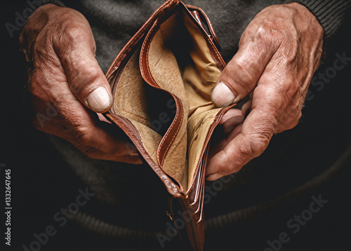 Empty Wallet: A Symbol of Poverty