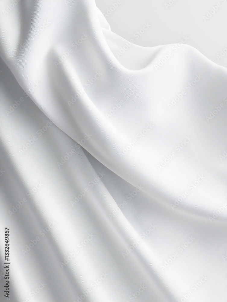 Fototapeta premium white t-shirt shoulder seam