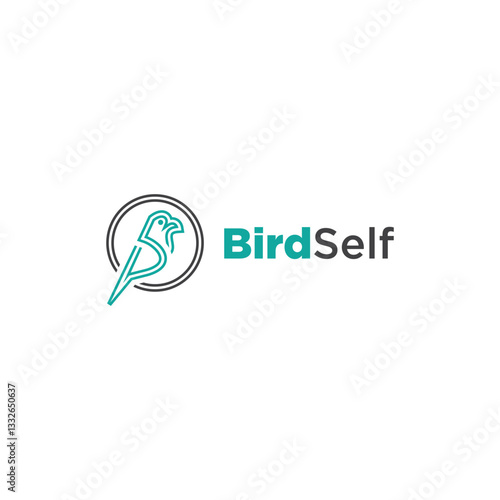 Bird logo with letters 