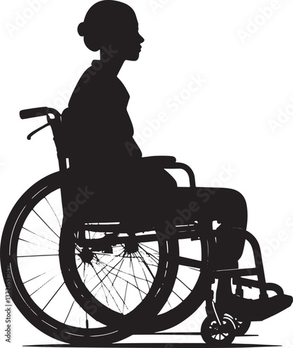 disabled woman in wheelchair