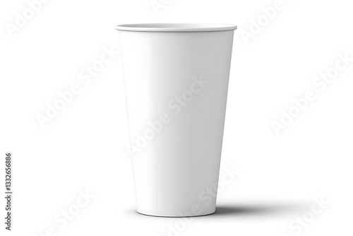 Wallpaper Mural Isolated white paper cup rendering showcasing clean design and simplicity Torontodigital.ca