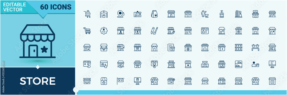 Store modern icons set. Includes thin line purchase, shop, product, cart, market, sale, business and more. Line and solid symbol. Shopping icons. Editable icon collections. Store modern icons set. Includes thin line purchase, shop, product, cart, market, sale, business and more. Line and solid symbol. Shopping icons. Editable icon collections.