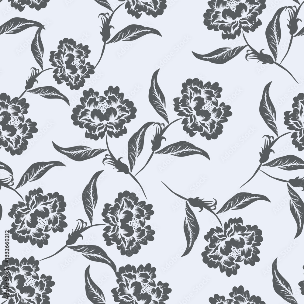 Floral pattern. Pretty flowers on white background. Printing with small lilac and red flowers. Ditsy print. Seamless vector texture. Spring bouquet Floral pattern. Pretty flowers on white background. Printing with small lilac and red flowers. Ditsy print. Seamless vector texture. Spring bouquet