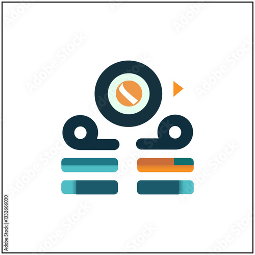 Modern business and finance icons, featuring charts, people, and money elements. Ideal for corporate branding, marketing, and presentations.