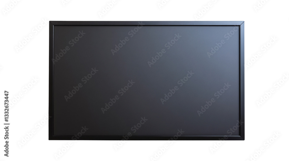 Black border digital screen display, cut out. Isolated on a transparent background. Black border digital screen display, cut out. Isolated on a transparent background.