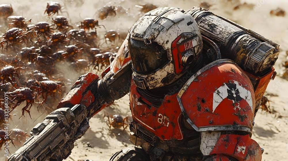 Obraz premium machine gun